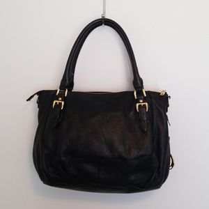 Ralph Lauren Black Leather Bag